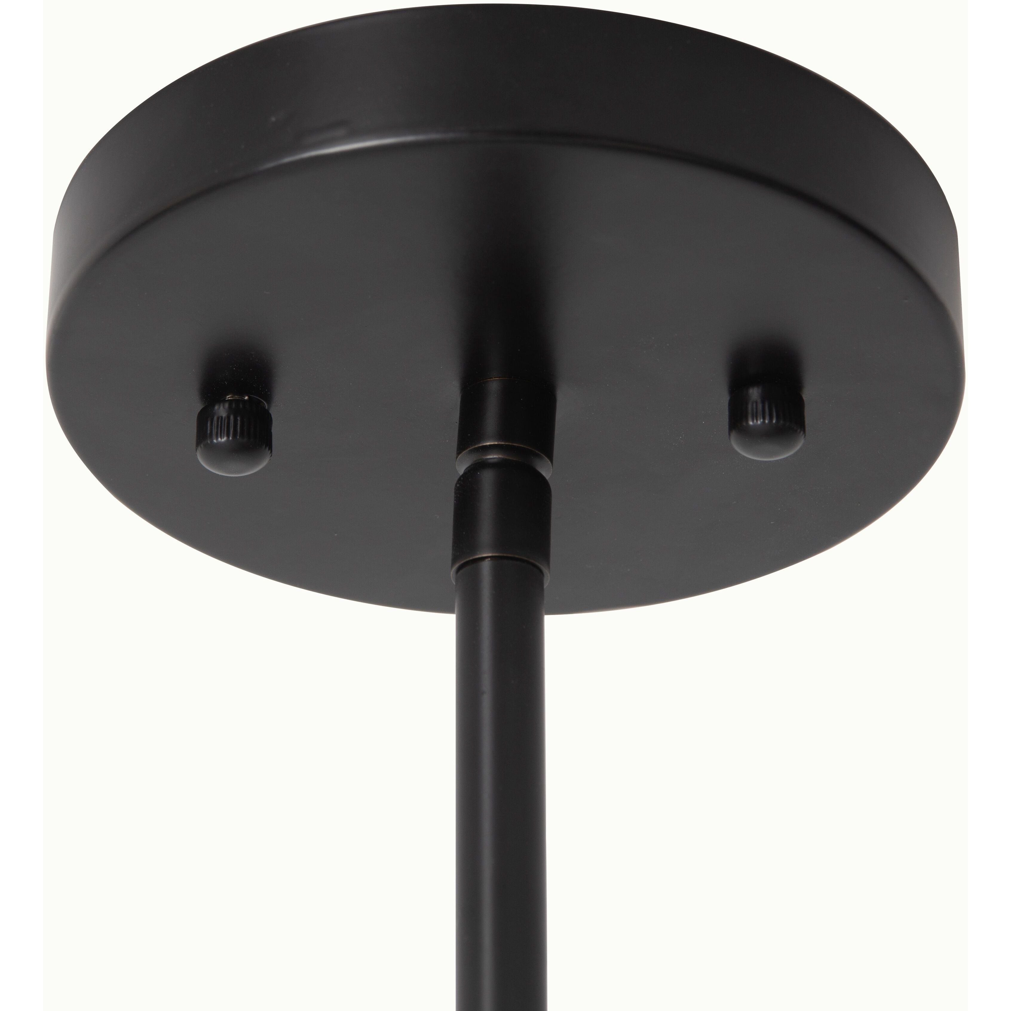 Lodi LED 13 inch Matte Black and Walnut Pendant Ceiling Light