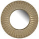Aubrey 14 X 14 inch Distressed Gold Wall Mirror
