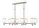 Middlebush 8 Light 42 inch Brushed Nickel Linear Chandelier Ceiling Light