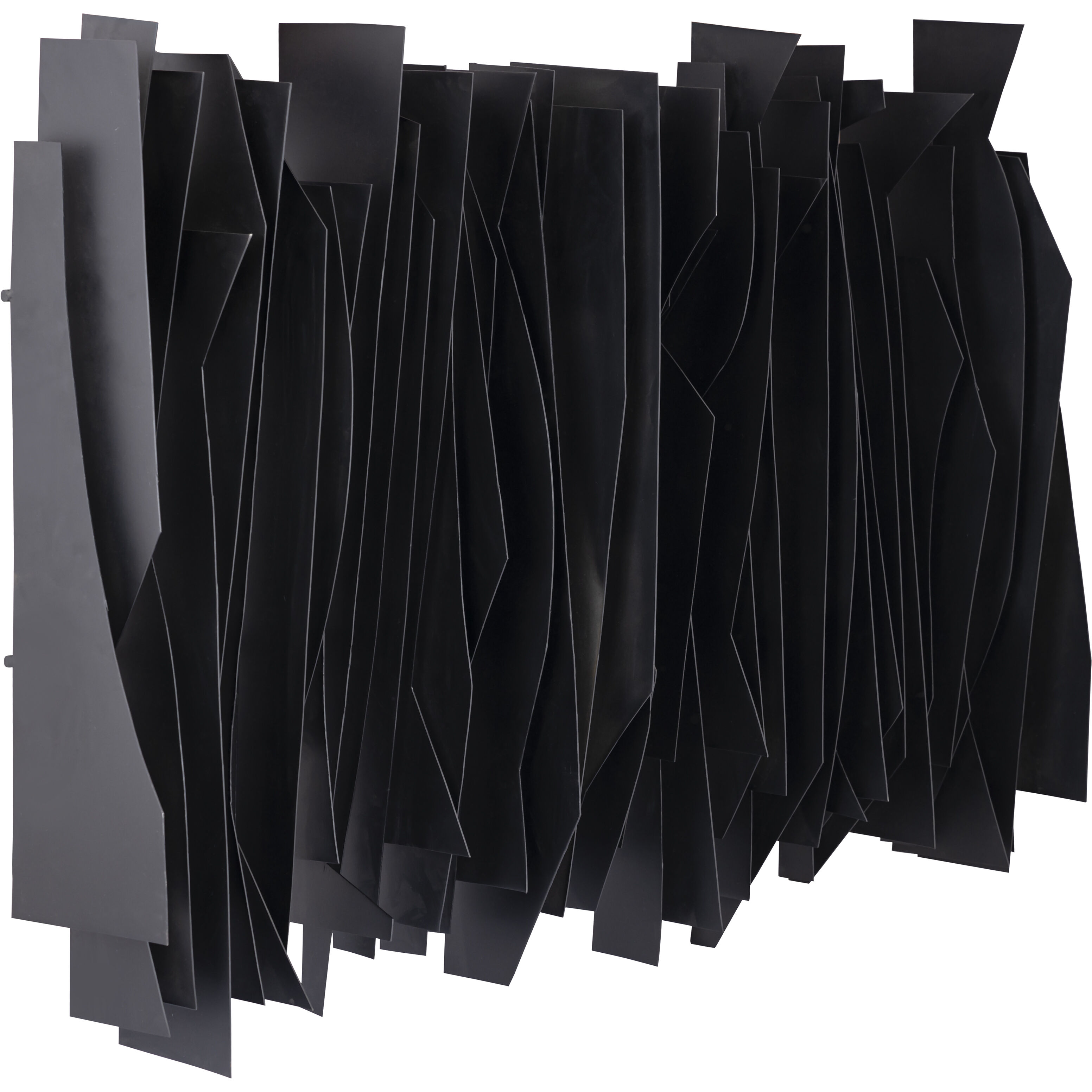 Ridge Aged Black Dimensional Wall Art