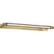 Avroko Capa 14.3 watt 36 inch Hand Rubbed Antique Brass Picture Light Wall Light