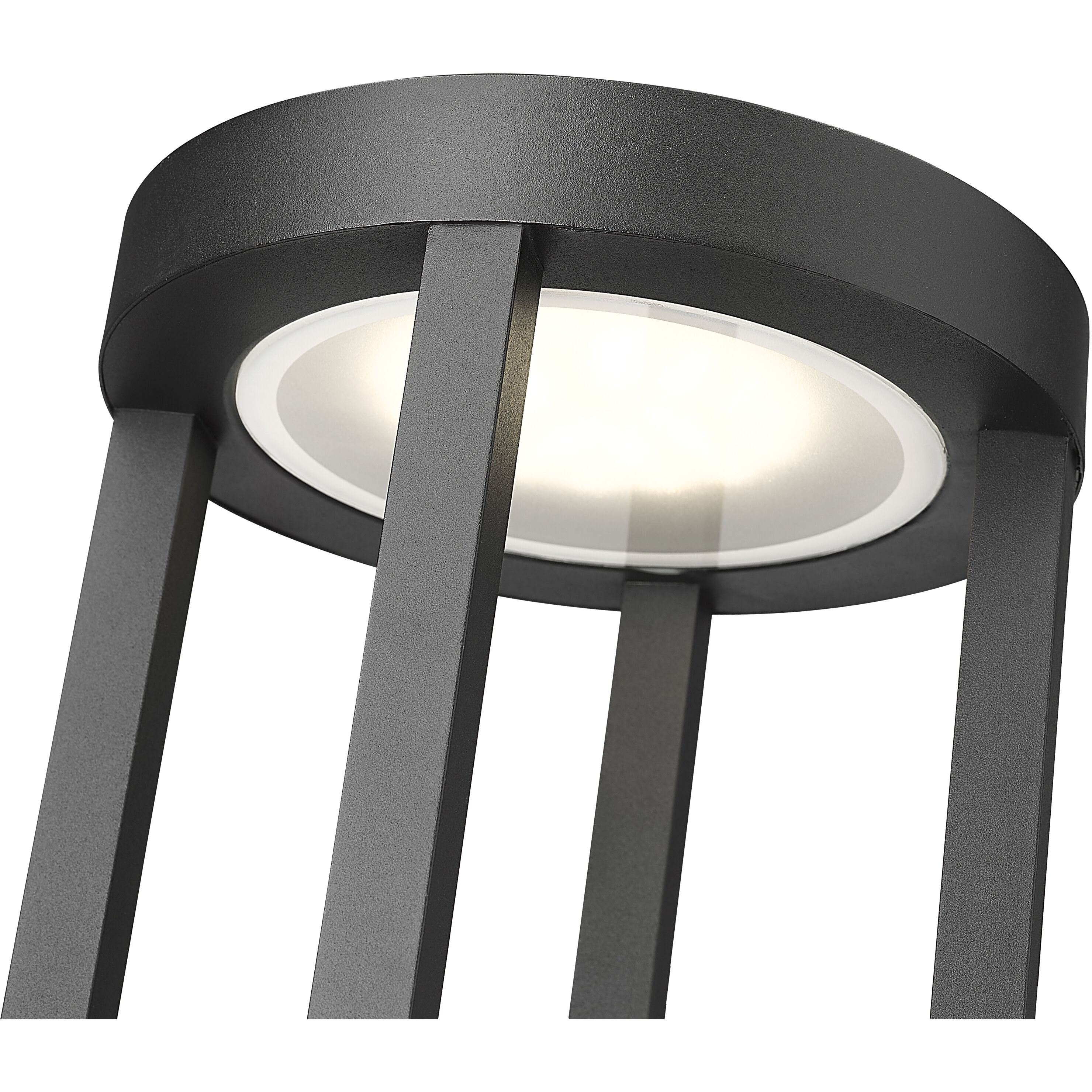 Leland LED 28.25 inch Sand Black Outdoor Pier Mounted Fixture