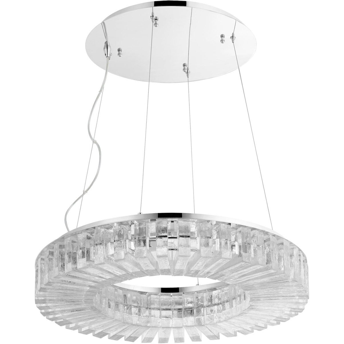Kallick 8 Light 23.75 inch Polished Nickel Pendant Ceiling Light