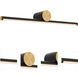 Balance 1 Light 36 inch Black and Gold Wall Vanity Light Wall Light