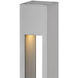 Atlantis 12v 4.00 watt Titanium Landscape Path Bollard, Square