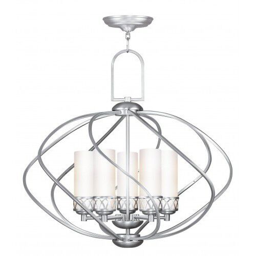 Westfield 5 Light 26 inch Brushed Nickel Chandelier Ceiling Light