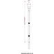 Gannon 3 Light 144.75 inch Black Outdoor Post Mounted Fixture