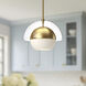 Alora Mood Lucy Pendant Ceiling Light in Brushed Gold