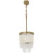 Rubina 6 Light 48 inch Burnished Gold Chandelier Ceiling Light