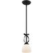 Brookside 1 Light 6 inch Black Mini Pendant Ceiling Light