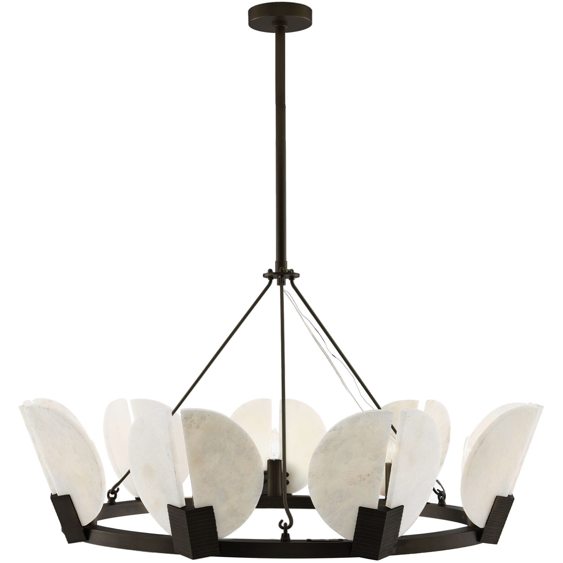 Sierra 9 Light 40 inch English Bronze Chandelier Ceiling Light