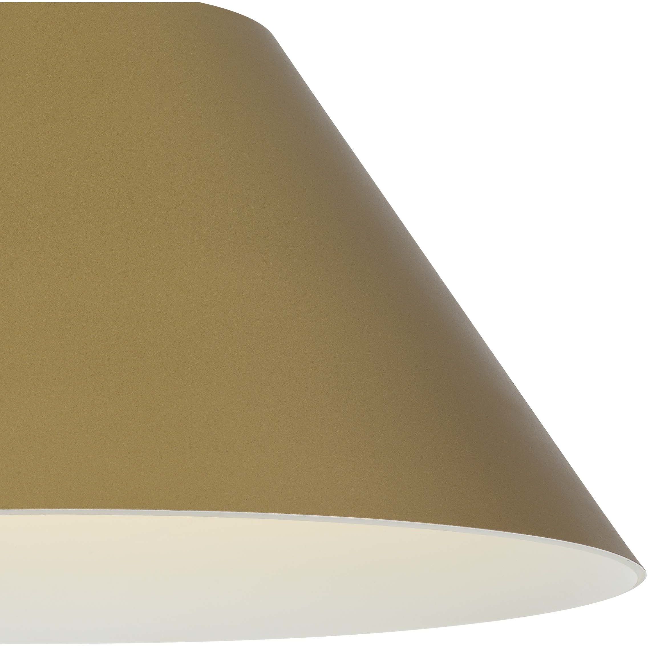 Jaz LED 21.88 inch Painted Brass Outdoor Pendant