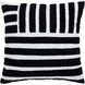 Stella 20 inch Black and White Indoor Pillow