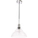 Gil 1 Light 11 inch Chrome Pendant Ceiling Light