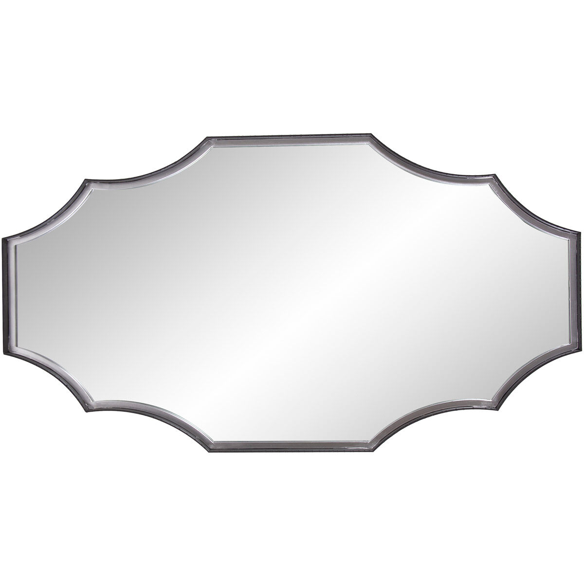 Edgebrook 43 X 24 inch Graphite Wall Mirror