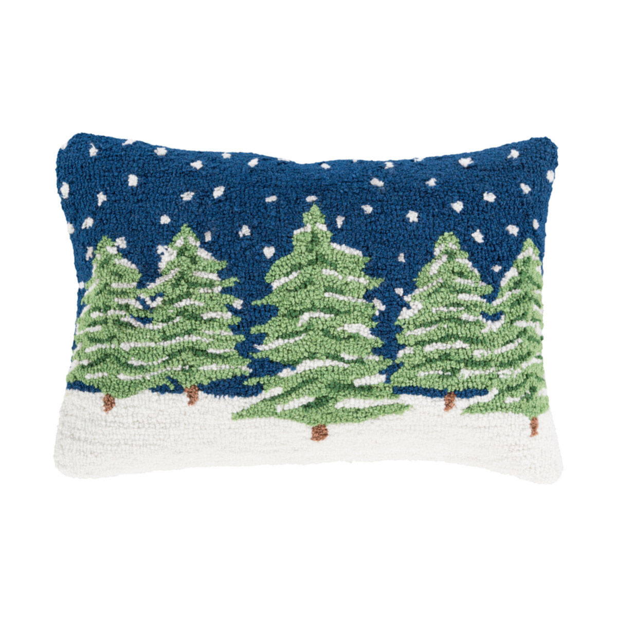 Winter 19 X 13 inch Navy/Grass Green/Dark Green/Ivory/Camel Pillow Kit