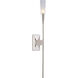 Chapman & Myers Stellar LED 2.5 inch Polished Nickel Single Tail Sconce Wall Light