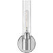 Shea LED 5.25 inch Chrome Bath Light Wall Light