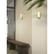 Montreal 1 Light 10.83 inch PVD Brushed Brass Coastal Wall Light