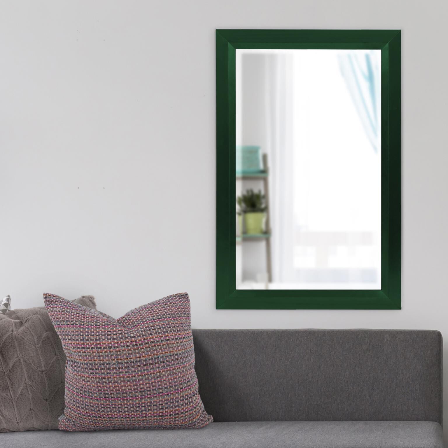 Avery 42 X 28 inch Hunter Green Mirror
