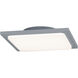 Trave 1 Light 9.75 inch Light Grey Outdoor Flush Mount