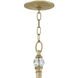 Eve LED 48.5 inch Champagne Gold Foyer Light Ceiling Light
