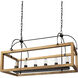 Josie 14.5 inch Brown Chandelier Ceiling Light