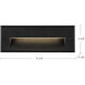 Newport LED 3.63 inch Gray Exterior Wall/Step Light