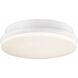 Kute LED Matte White Fan Light Kit