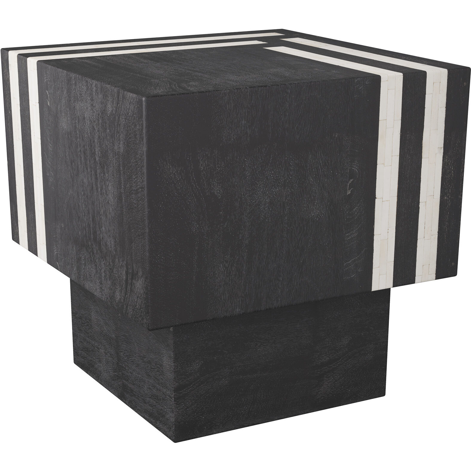 Burton 20 X 20 inch Ebony End Table