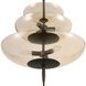 Fiorello 6 Light 21 inch Forged Bronze Pendant Ceiling Light