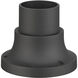 Allison 4.5 inch Textured Black Pier Mount Adapter
