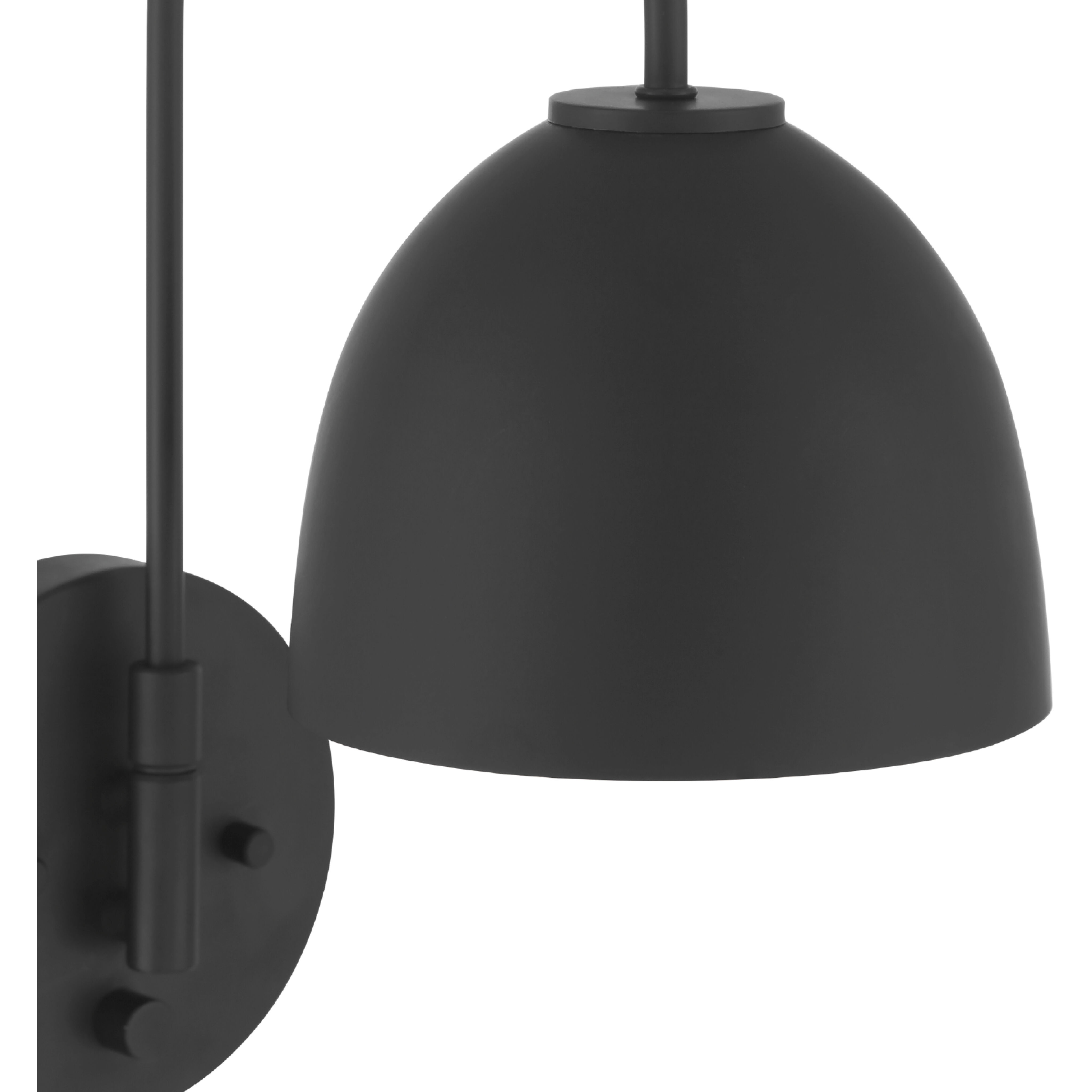 Erling 1 Light 6.75 inch Matte Black Pin Up Sconce Wall Light, Large
