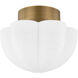 Seabrook 1 Light 15 inch Historic Bronze Flush Mount Ceiling Light