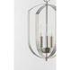 Provident 3 Light 10 inch Satin Nickel Chandelier Ceiling Light