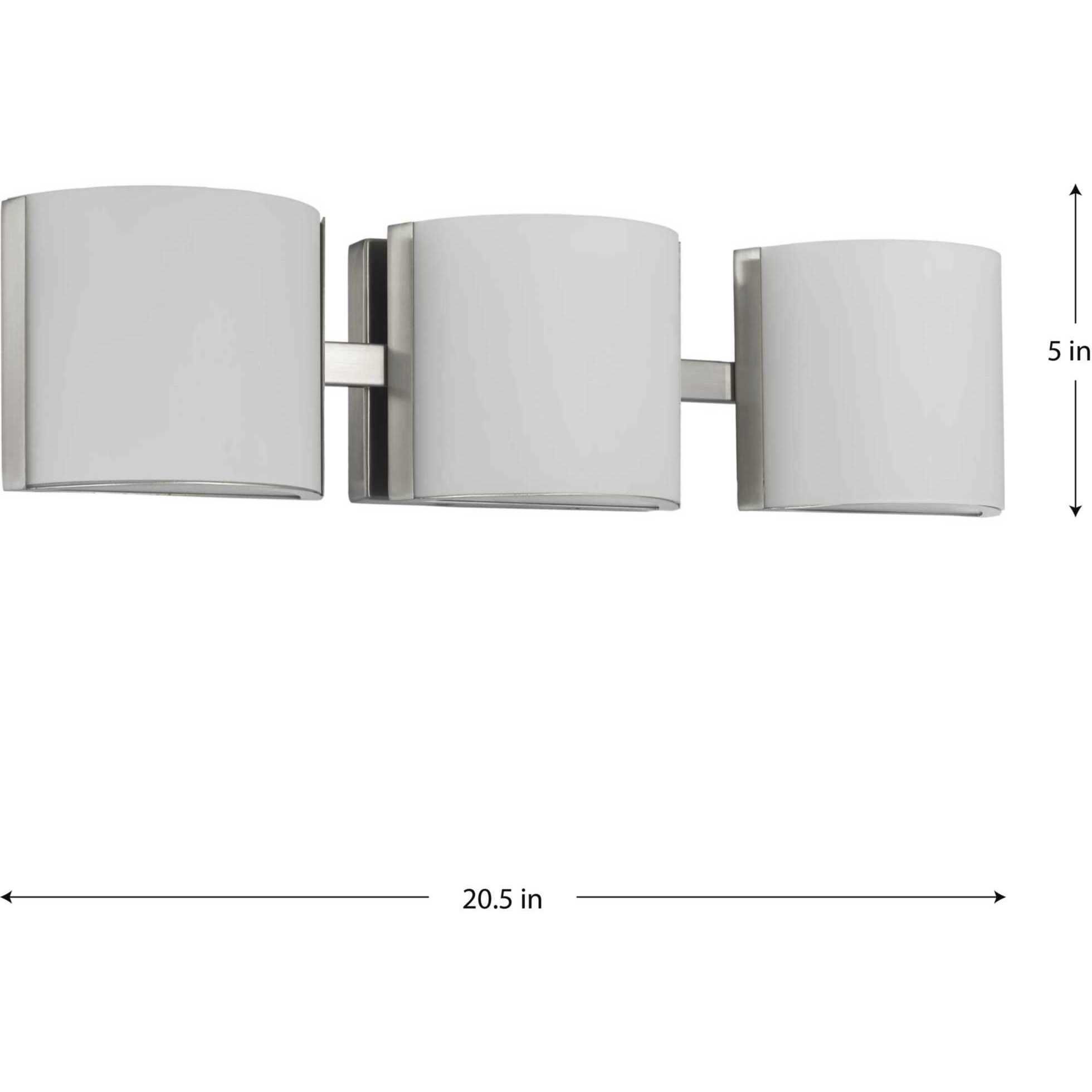 Arch LED LED 21 inch Brushed Nickel Bath Vanity Wall Light, Progress LED 