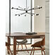 Sean Lavin Lody LED 48 inch Aged Brass Chandelier Ceiling Light, Integrated LED