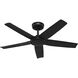 Zentech 44 inch Matte Black Outdoor Ceiling Fan