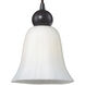 Farmhouse 1 Light 7 inch Oil Rubbed Bronze Mini Pendant Ceiling Light
