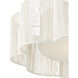 Ancroft LED 32 inch Contemporary Silver Leaf Chandelier Ceiling Light