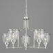 San Francisco Bay 5 Light 28 inch Brushed Nickel Chandelier Ceiling Light
