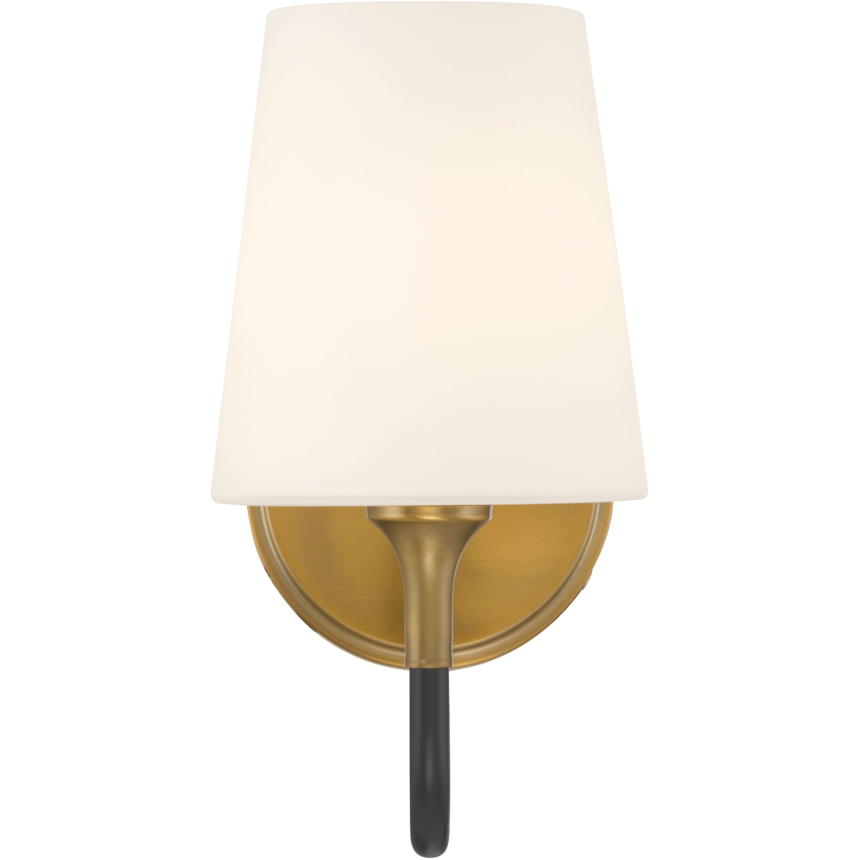 Brienne 1 Light 5.5 inch Legacy Brass and Dark Matte Black Bath Sconce Wall Light