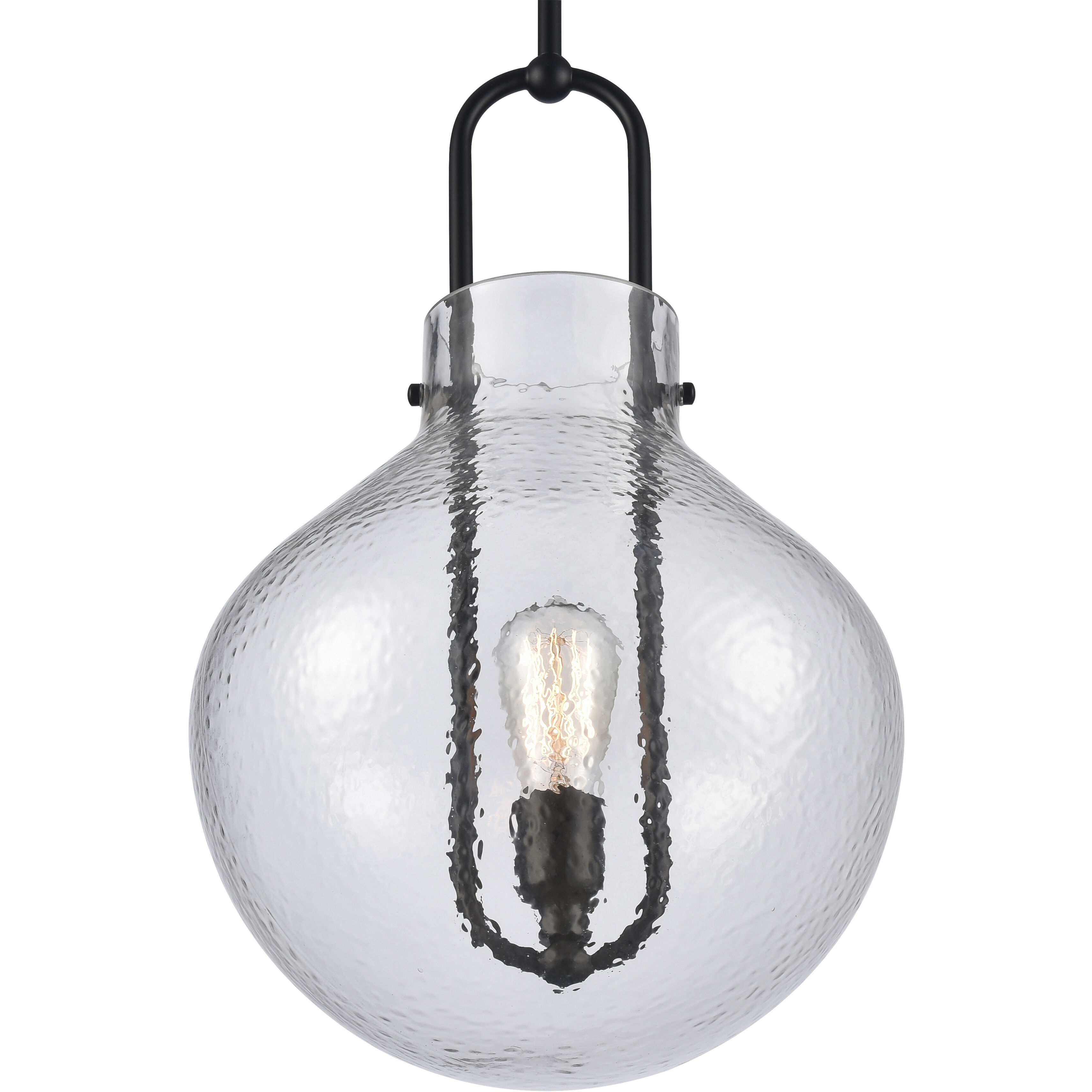 Monica 1 Light 13 inch Matte Black Pendant Ceiling Light