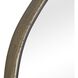 Lowen 29.5 X 28.5 inch Antique Brass Mirror