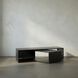 Keweco 73 X 58 inch Matte Black Coffee Table