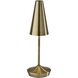 Flynn 14.25 inch 2.00 watt Antique Brass Cordless LED Table Lamp Portable Light