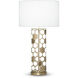 Scarlett 32 inch 150.00 watt Brass Table Lamp Portable Light