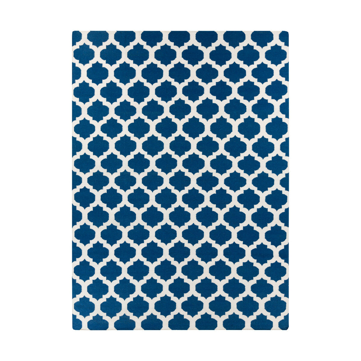 Frontier 132 X 96 inch Blue and Neutral Area Rug, Wool