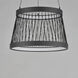 Loom LED 18.75 inch Black Single Pendant Ceiling Light