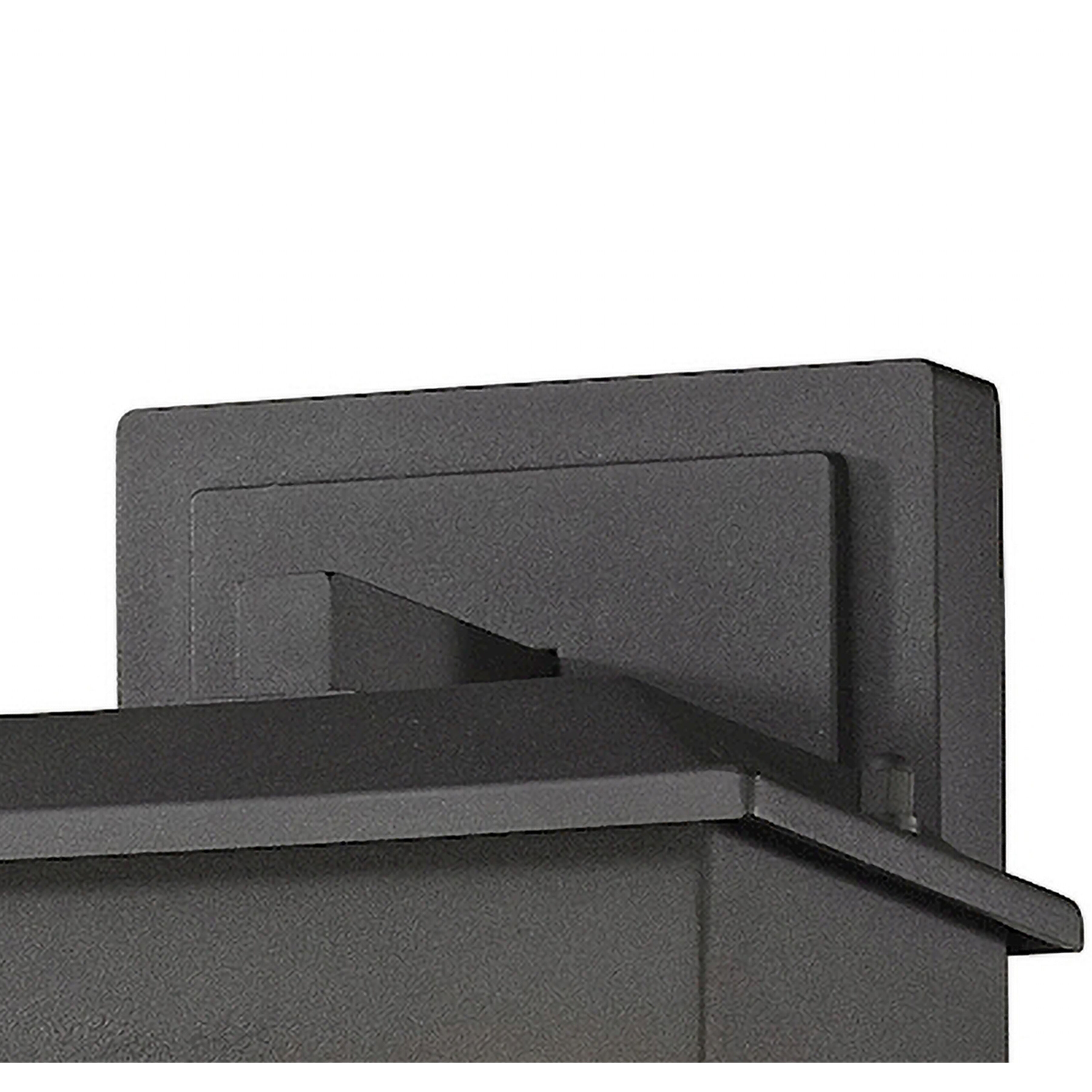 Newcastle LED 13 inch Textured Matte Black Outdoor Wall Sconce